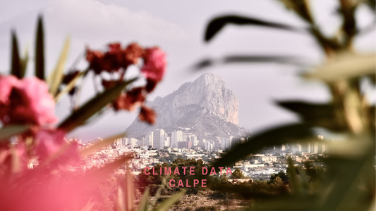 Climate Data For Calpe, Spain